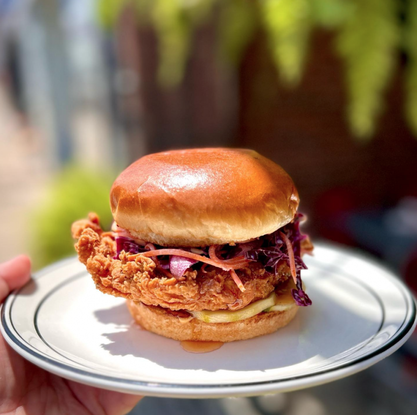The Red Fork chicken sandwich